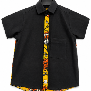 Chemise Wax Africain de Motif Fleur – Shadow Garden